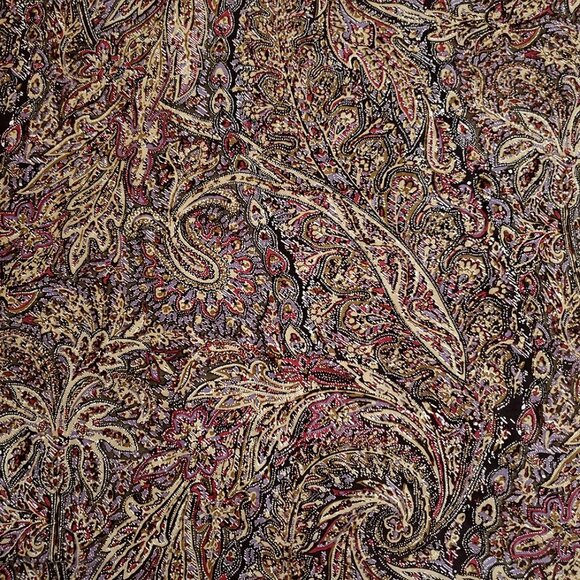 Lauren Ralph Lauren Hallie Lot of 2 Pillow Shams Paisley 20x26 Sateen Cotton - Picture 5 of 13